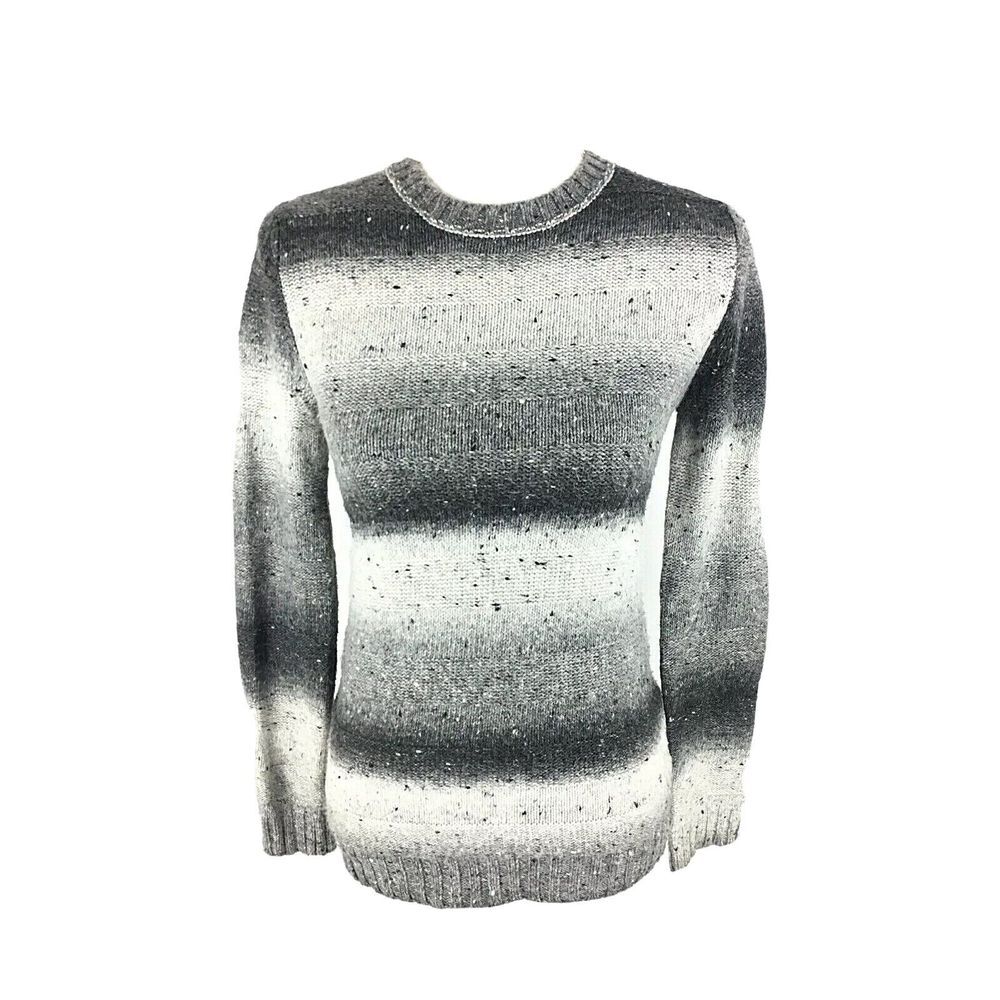 United Color of Benetton Kids 11/12 2XL Pullover Sweater Ombre Striped‎ Long Slv
